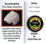 Opal Hat Badge